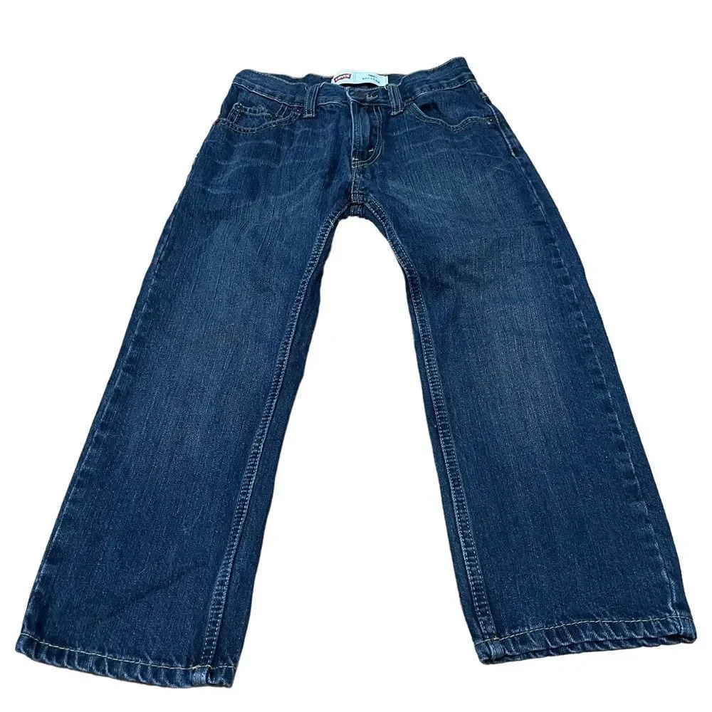 Levi's 505 Medium Wash Regular Straight Leg Jeans